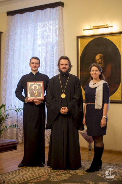 Архиепископ Амвросий благословил студента бакалавриата на супружество