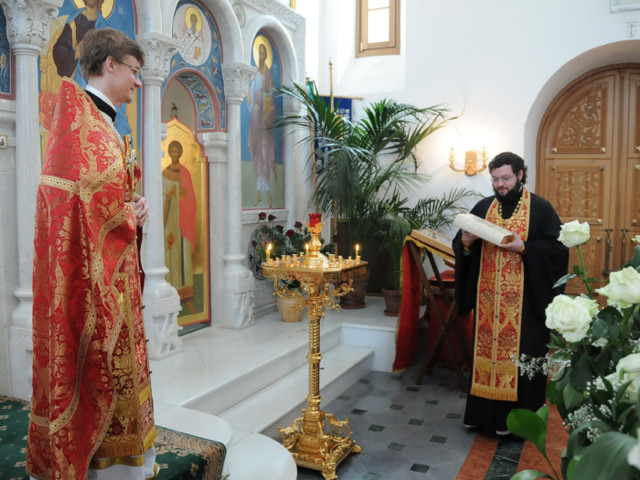 В субботу Пасхальной седмицы магистрант СПбПДА совершил Божественную литургию в Риме