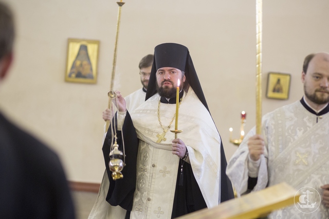За воскресным богослужением Духовная академия молилась о ныне тезоименитом Предстоятеле Русской Церкви