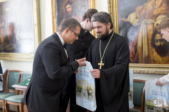 Делегация Бухарестского православного богословского факультета посетила Духовную академию