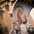 Архиепископ Амвросий возглавил всенощное бдение в Воскресенском кафедральном соборе города Старая Русса