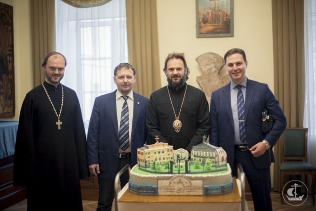 Архиепископ Амвросий принимает поздравления с днем тезоименитства