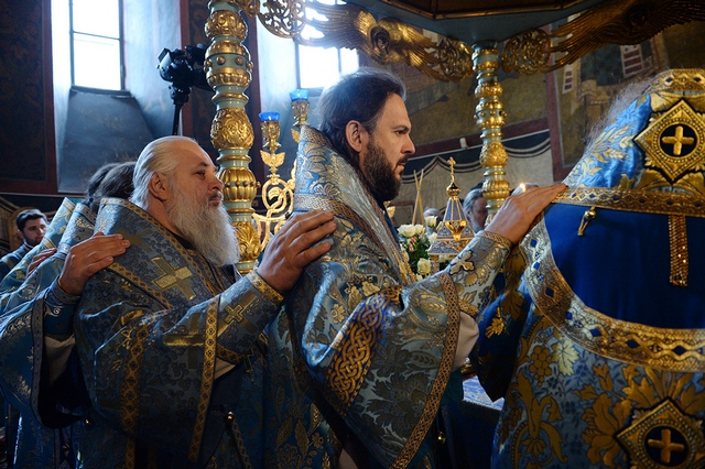 Архиепископ Амвросий принял участие Литургии, за которой во епископа рукоположен выпускник Академии архимандрит Антоний (Севрюк)