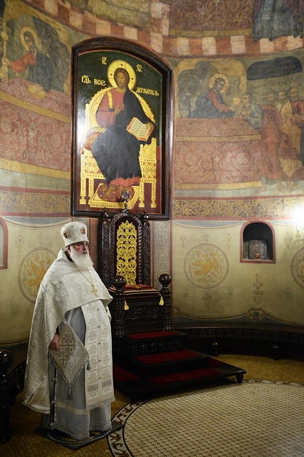 Архиепископ Амвросий принял участие в Патриаршей службе и архиерейской хиротонии в Сретенском монастыре г. Москвы