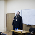 Иеромонах Нектарий (Соколов) выступил с лекцией о духовных проблемах наркозависимости