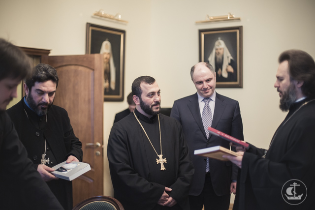 Представители Армянской Апостольской Церкви Санкт-Петербурга посетили Духовную академию