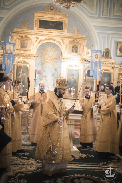 Накануне Недели Торжества Православия в Духовной Академии прошли уставные богослужения