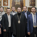 Члены Петербургского Союза Православных предпринимателей и участники АЭФ - 2016 побывали в гостях в Духовной Академии