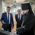 Архиепископ Петергофский Амвросий посетил Президентскую библиотеку в седьмую годовщину её открытия 