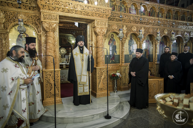 Находящиеся в Греции ректор и студенты Духовной Академии встретились с игуменом Ватопедского монастыря  