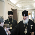 Святейший Патриарх Кирилл посетил Духовную Академию