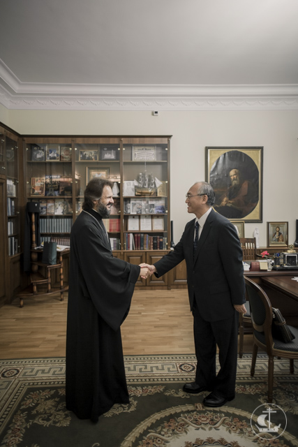 Генеральный консул Японии в Санкт-Петербурге посетил Духовную Академию