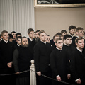 Учащиеся Духовной Академии молились в Александро-Невской лавре накануне дня памяти святого Александра Невского