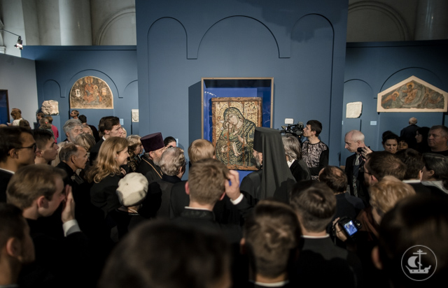 Ректор Духовной Академии принял участие в закрытии византийской выставки в Эрмитаже