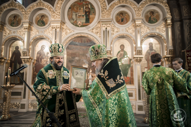Архиепископ Амвросий возглавил престольные торжества в Троице-Сергиевой пустыни