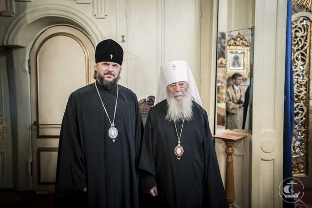 Архиепископ Амвросий поздравил митрополита Владимира (Котлярова) с днем тезоименитства