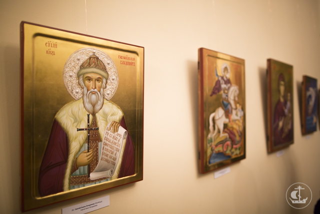 В Российском институте истории искусств открылась выставка «Современная сербская иконопись»