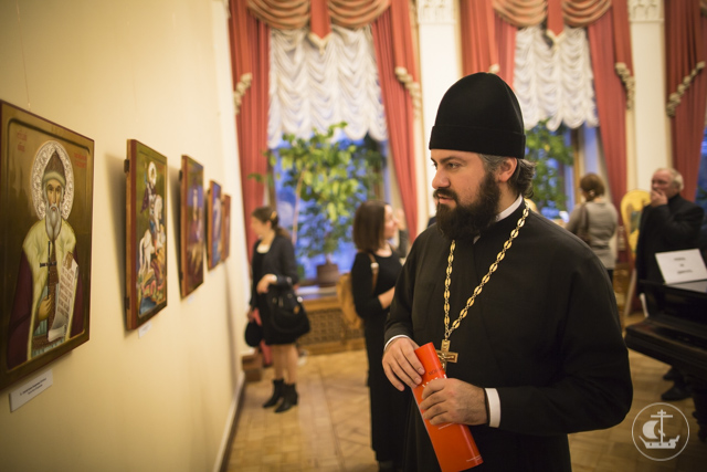 В Российском институте истории искусств открылась выставка «Современная сербская иконопись»