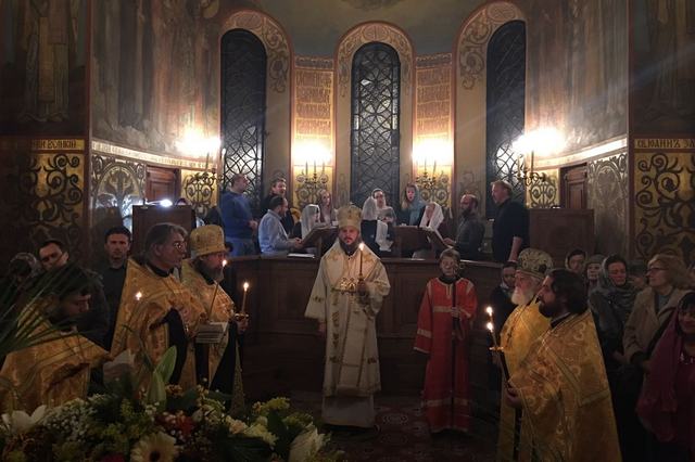 Ректор Духовной Академии совершил всенощное бдение на Патриаршем Подворье в Софии (Болгария) накануне престольного дня