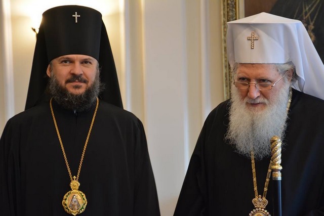 Состоялась встреча Патриарха Болгарского Неофита и архиепископа Петергофского Амвросия