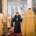 Архиепископ Солнечногорский Сергий возглавил всенощное бдение в домовом храме Академии