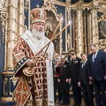 Владыка ректор сослужил Святейшему Патриарху Кириллу в Николо-Богоявленском морском соборе