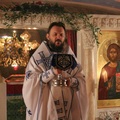 Архиепископ Амвросий совершил богослужение в престольный праздник Афонского храма Новодевичьего монастыря