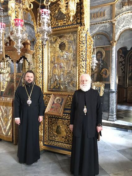 Архиепископ Амвросий совершил паломническую поездку на Святую Гору Афон