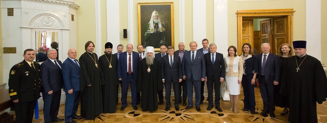 Архиепископ Амвросий принял участие во встрече ректоров с главой Санкт-Петербургской митрополии