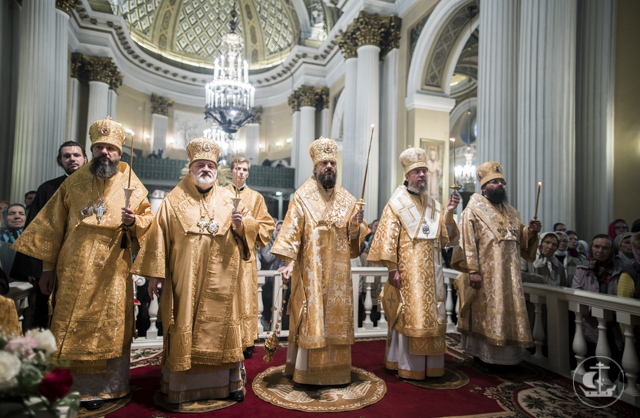 Архиепископ Амвросий возглавил торжества в Александро-Невской Лавре в канун праздника святого благоверного князя