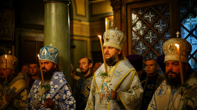 Архиепископ Амвросий совершил всенощное бдение в кафедральном соборе Львова