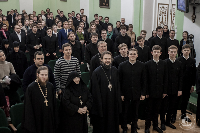 В Академии прошла встреча с настоятельницей греческого монастыря преподобного Ефрема Сирина