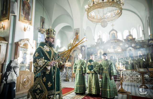 Архиепископ Амвросий возглавил престольные торжества в Иоанновском монастыре Санкт-Петербурга