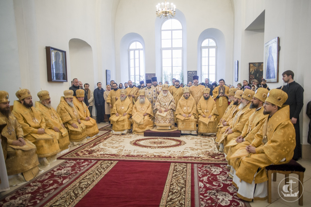 Архиепископ Амвросий поздравил епископа Тихвинского и Лодейнопольского Мстислава с 50-летием
