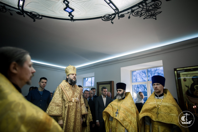Архиепископ Амвросий совершил Божественную литургию в домовом храме Военно-Медицинской академии