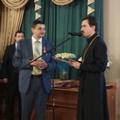 Проректор Академии поздравил ректора РХГА Д. К. Богатырёва с юбилеем