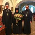Архиепископ Амвросий поздравил настоятельницу Иоанновского монастыря с Днем рождения
