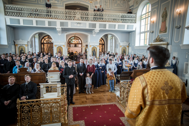 В Академии прошли богослужения, посвящённые празднику всех святых, в земле Русской просиявших