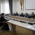 Святейший Патриарх Кирилл и члены Высшего Церковного Совета в режиме онлайн наблюдали проведение государственного экзамена в Санкт-Петербургской Духовной Академии