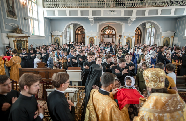 Собор Санкт-Петербургских святых молитвенно отметили в Духовной Академии