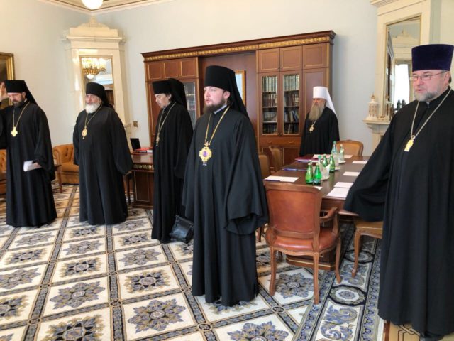 Состоялось заседание архиерейского совета Санкт-Петербургской митрополии