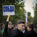 Первокурсники Духовной Академии впервые приняли участие в параде российского студенчества
