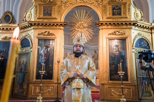 В храмах Санкт-Петербургской Духовной Академии прошли богослужения воскресного дня
