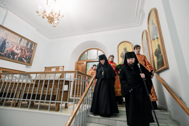 Епископ Серафим возглавил Божественную литургию в обители святого Иоанна Кронштадтского