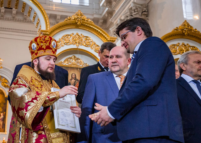 Ректор Академии возглавил торжества в День российского студенчества в Смольном соборе Санкт-Петербурга