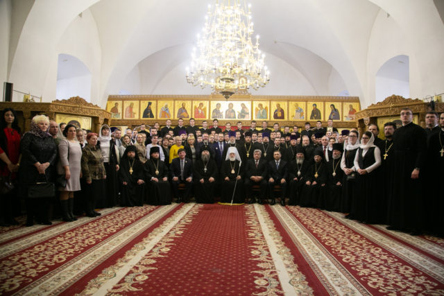 Епископ Петергофский Серафим принял участие в актовом дне Минской Духовной Семинарии